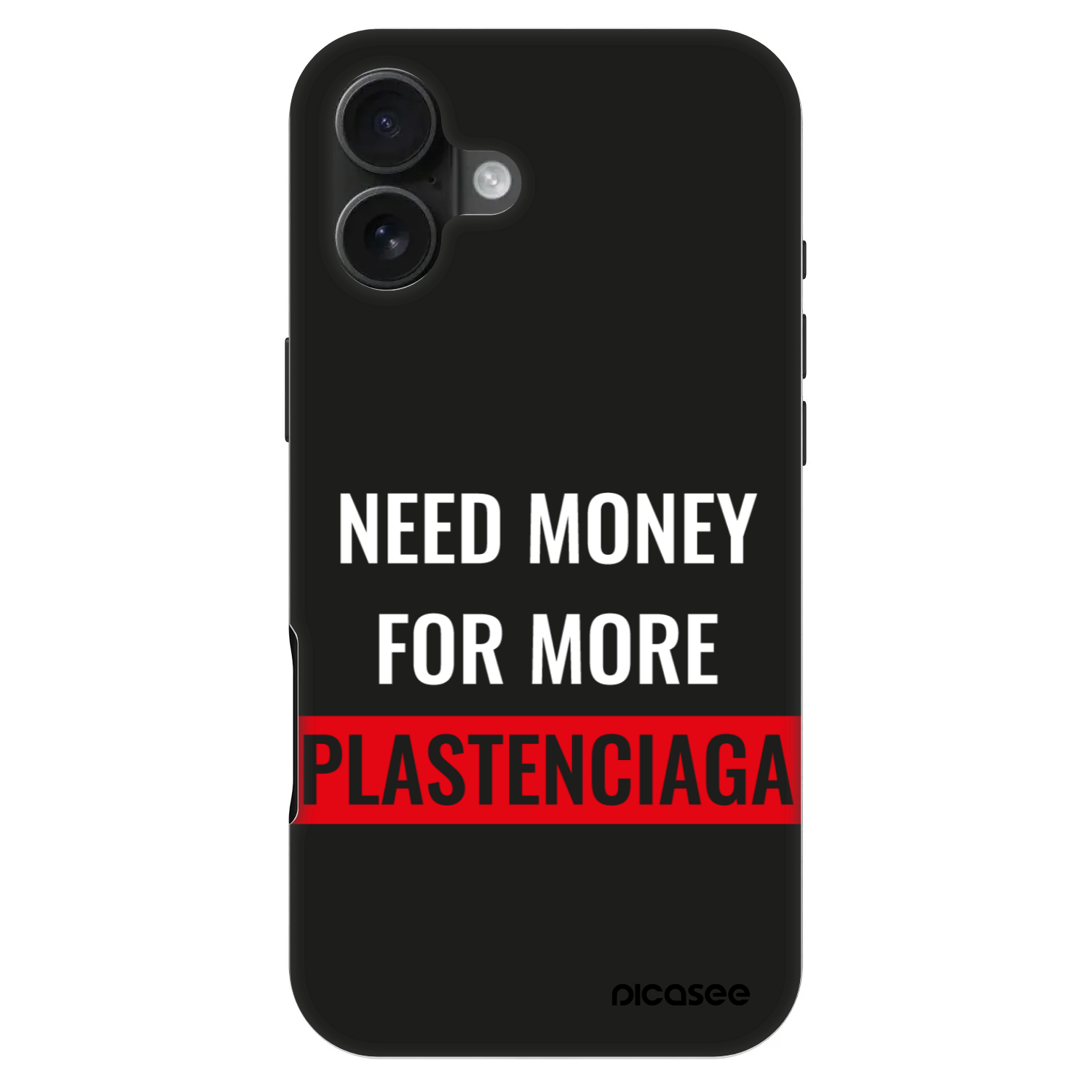 Picasee Fashion Case MagSafe für Apple iPhone 16 Plus - More PLASTENCIAGA