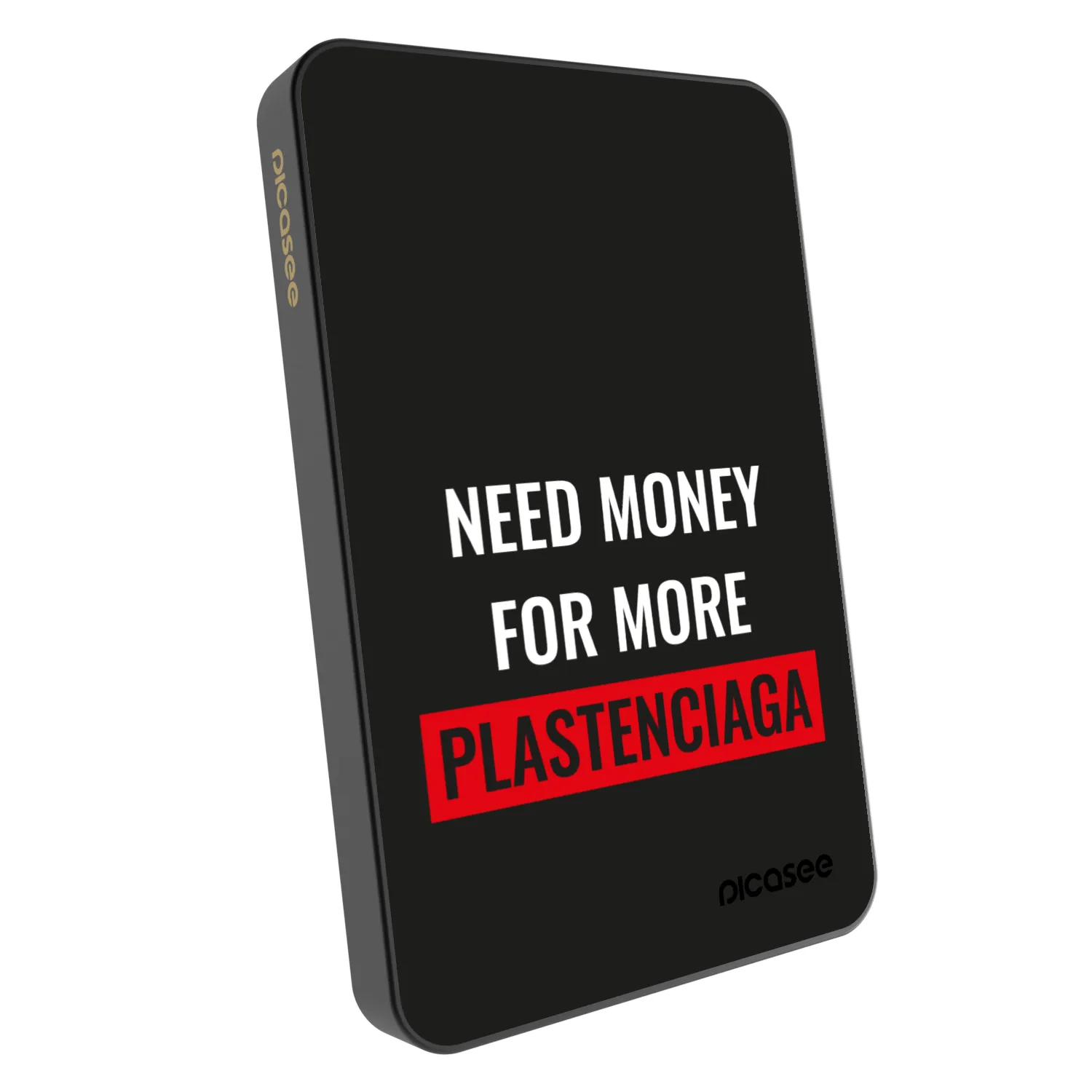 Picasee Powerbank mit MagSafe 5 000 mAh Grau - More PLASTENCIAGA