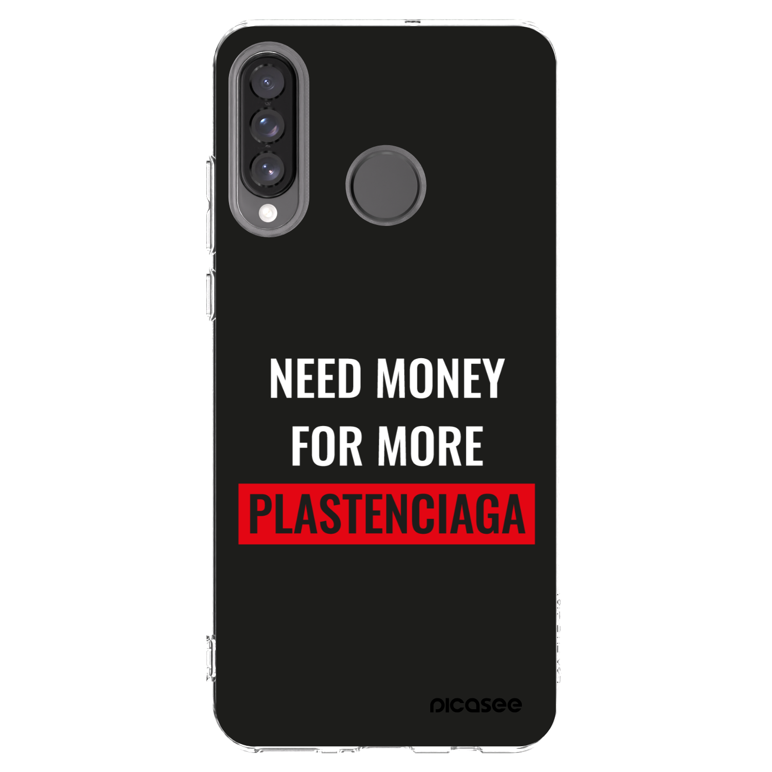 Picasee Huawei P30 Lite Hülle - Transparentes Silikon - More PLASTENCIAGA