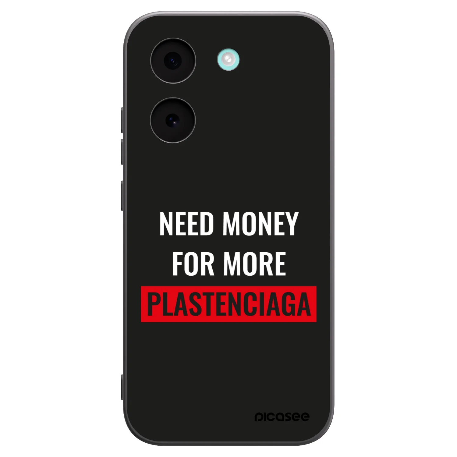 Picasee Xiaomi Poco X8 Pro Hülle - Schwarzes Silikon - More PLASTENCIAGA