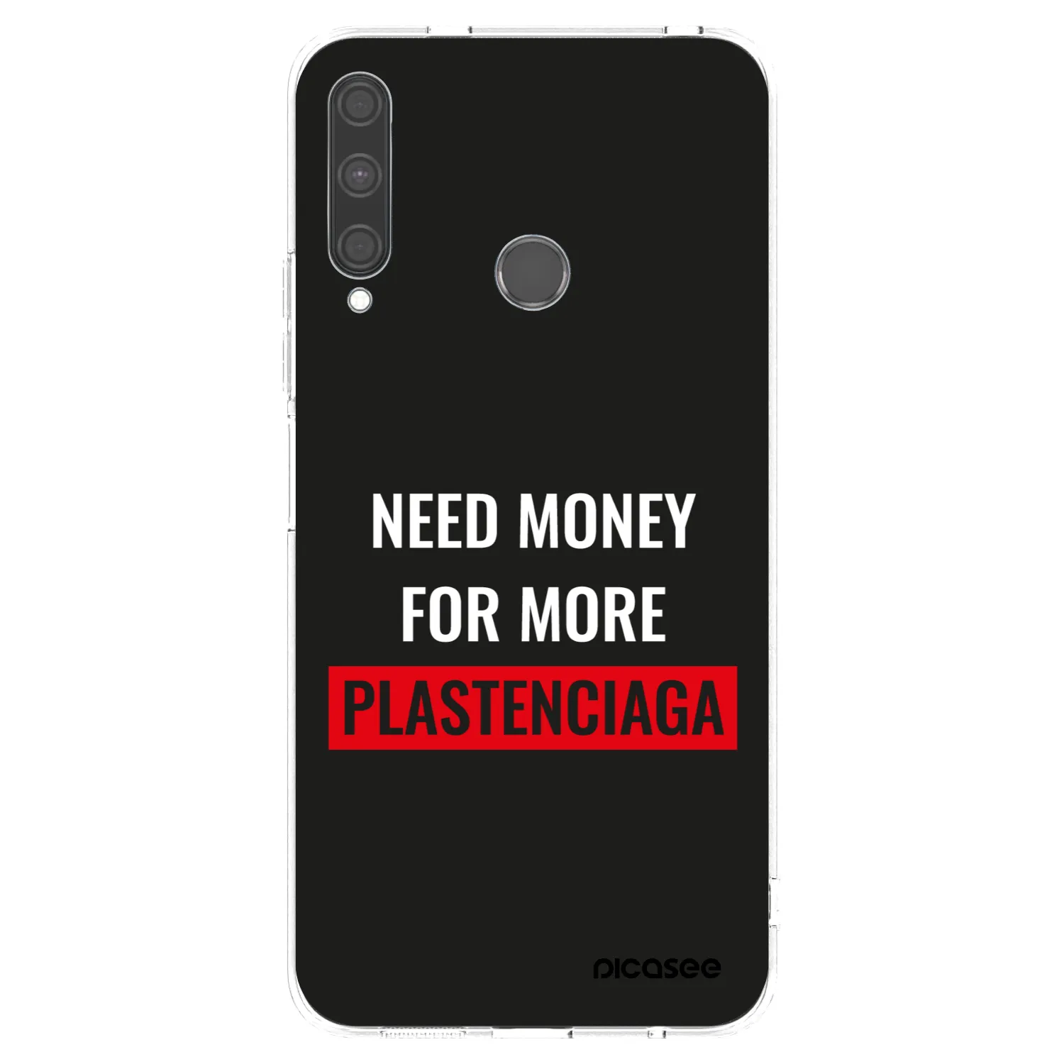Picasee Huawei P40 Lite E Hülle - Transparentes Silikon - More PLASTENCIAGA