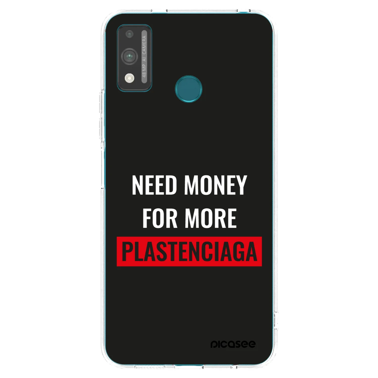 Picasee Honor 9X Lite Hülle - Transparentes Silikon - More PLASTENCIAGA