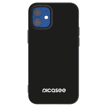 Picasee Apple iPhone 12 mini Hülle - Schwarzes Silikon - Picasee