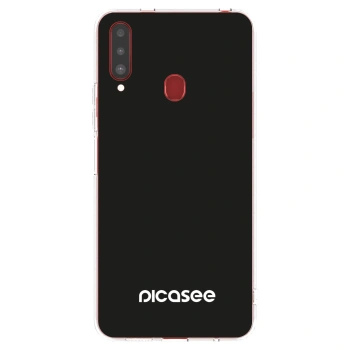 Picasee Samsung Galaxy A20s Hülle - Transparentes Silikon - Picasee