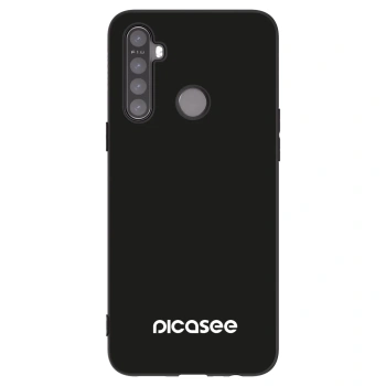 Picasee Realme 6i Hülle - Schwarzes Silikon - Picasee