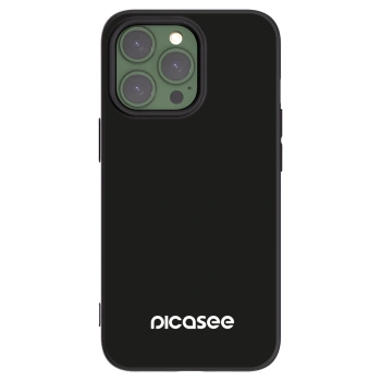 Picasee Apple iPhone 13 Pro Hülle - Schwarzes Silikon - Picasee