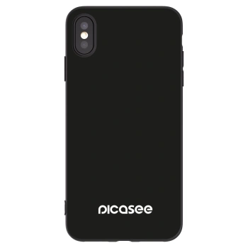 Picasee Apple iPhone XS Max Hülle - Schwarzes Silikon - Picasee