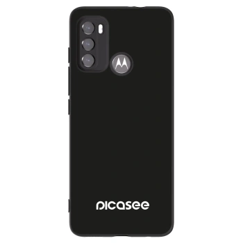 Picasee Motorola Moto G60 Hülle - Schwarzes Silikon - Picasee