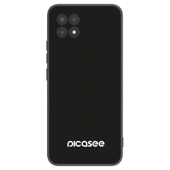 Picasee Realme 8i Hülle - Schwarzes Silikon - Picasee