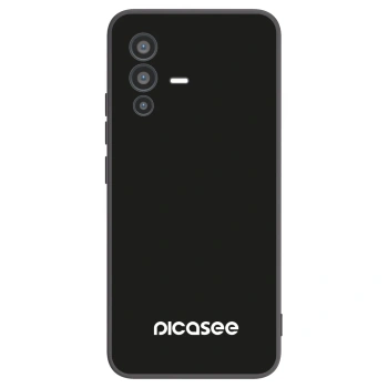 Picasee Vivo V23 5G Hülle - Schwarzes Silikon - Picasee