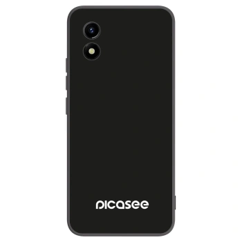 Picasee Vivo Y01 Hülle - Schwarzes Silikon - Picasee