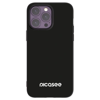 Picasee Apple iPhone 14 Pro Max Hülle - Schwarzes Silikon - Picasee