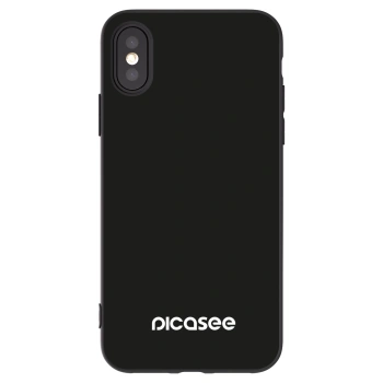 Picasee Apple iPhone X/XS Hülle - Schwarzes Silikon - Picasee