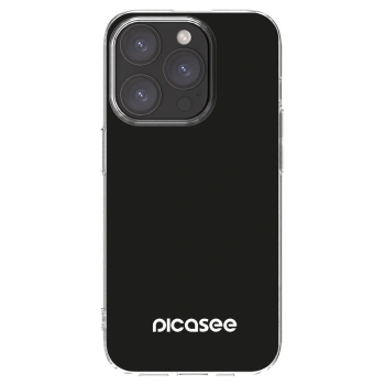 Picasee Apple iPhone 15 Pro Hülle - Transparentes Silikon - Picasee