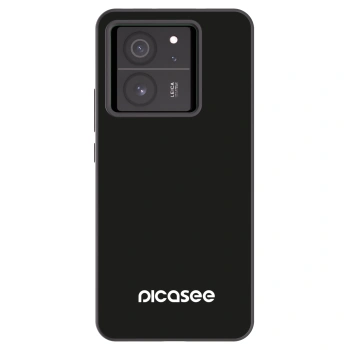 Picasee Xiaomi 13T Hülle - Schwarzes Silikon - Picasee