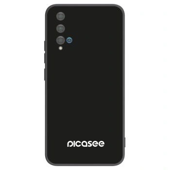 Picasee Huawei Nova 5T Hülle - Schwarzes Silikon - Picasee