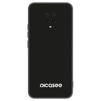 Picasee Xiaomi Redmi Note 9 Pro Hülle - Schwarzes Silikon - Picasee