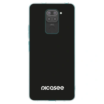Picasee Xiaomi Redmi Note 9 Hülle - Schwarzes Silikon - Picasee