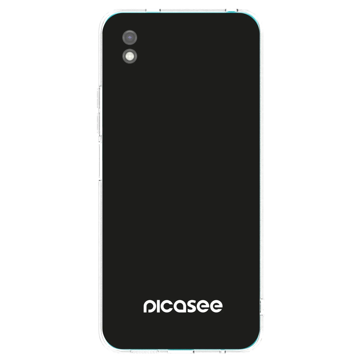 Picasee Xiaomi Redmi 9A Hülle - Schwarzes Silikon - Picasee