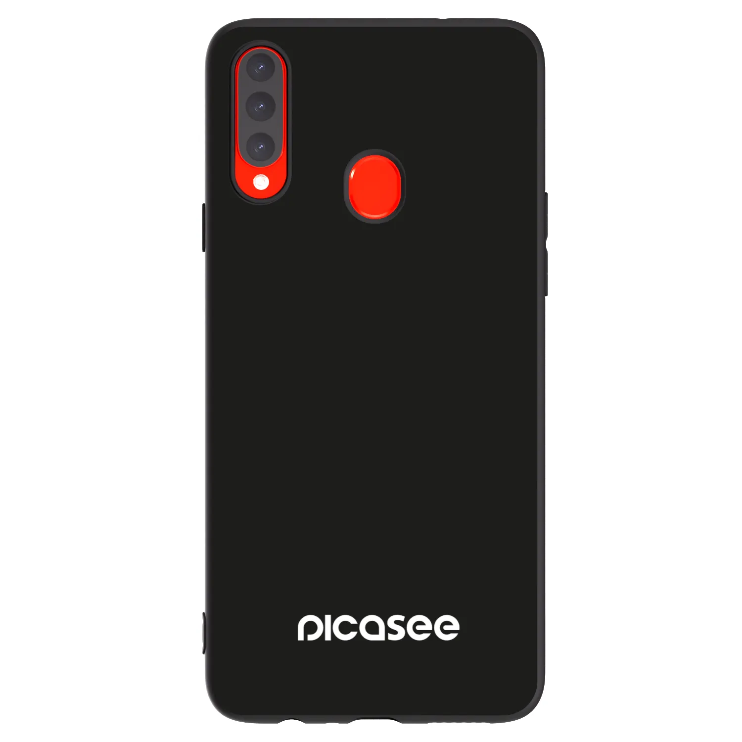 Picasee Samsung Galaxy A20s Hülle - Schwarzes Silikon - Picasee