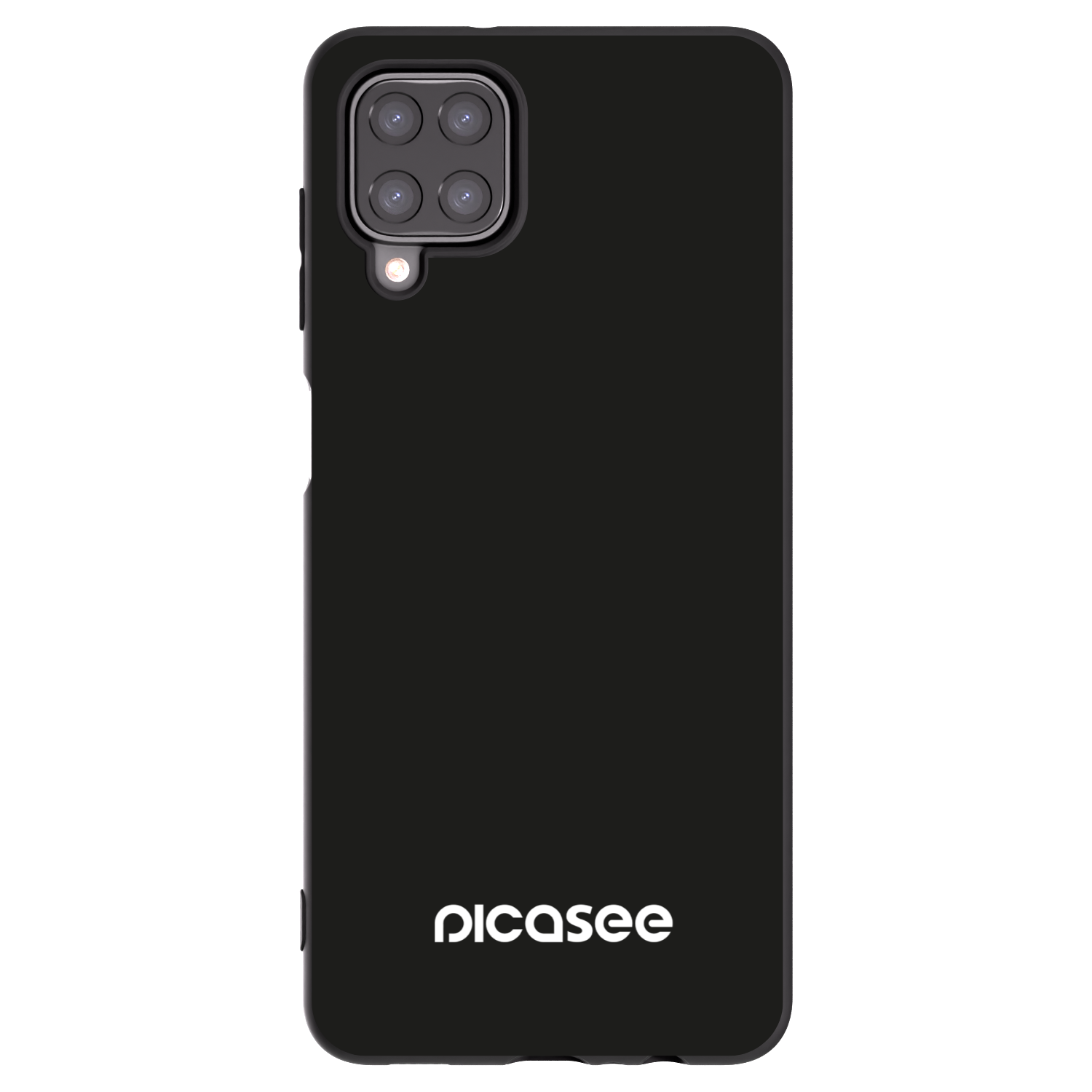 Picasee Samsung Galaxy A12 A125F Hülle - Schwarzes Silikon - Picasee