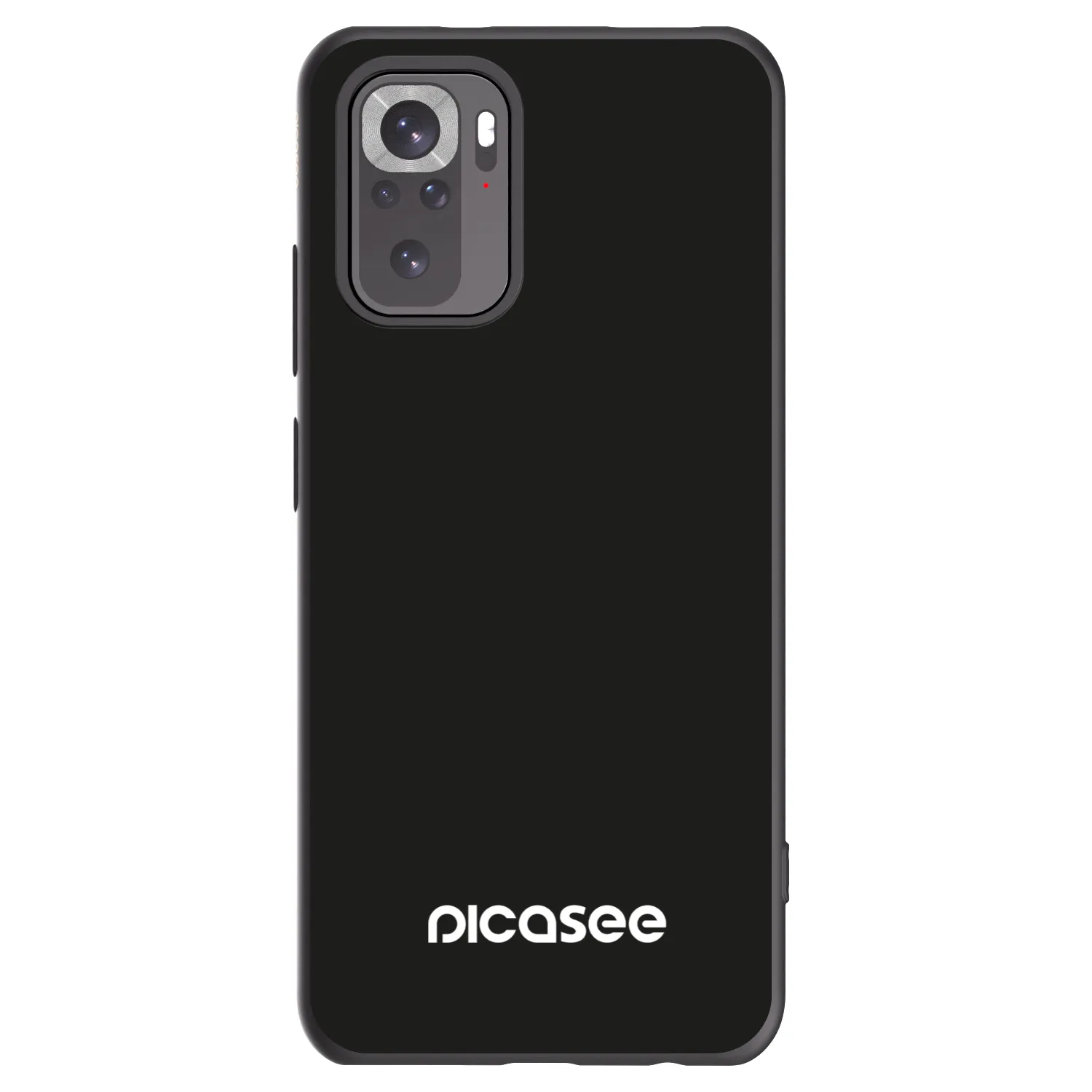 Picasee Xiaomi Redmi Note 10S Hülle - Schwarzes Silikon - Picasee