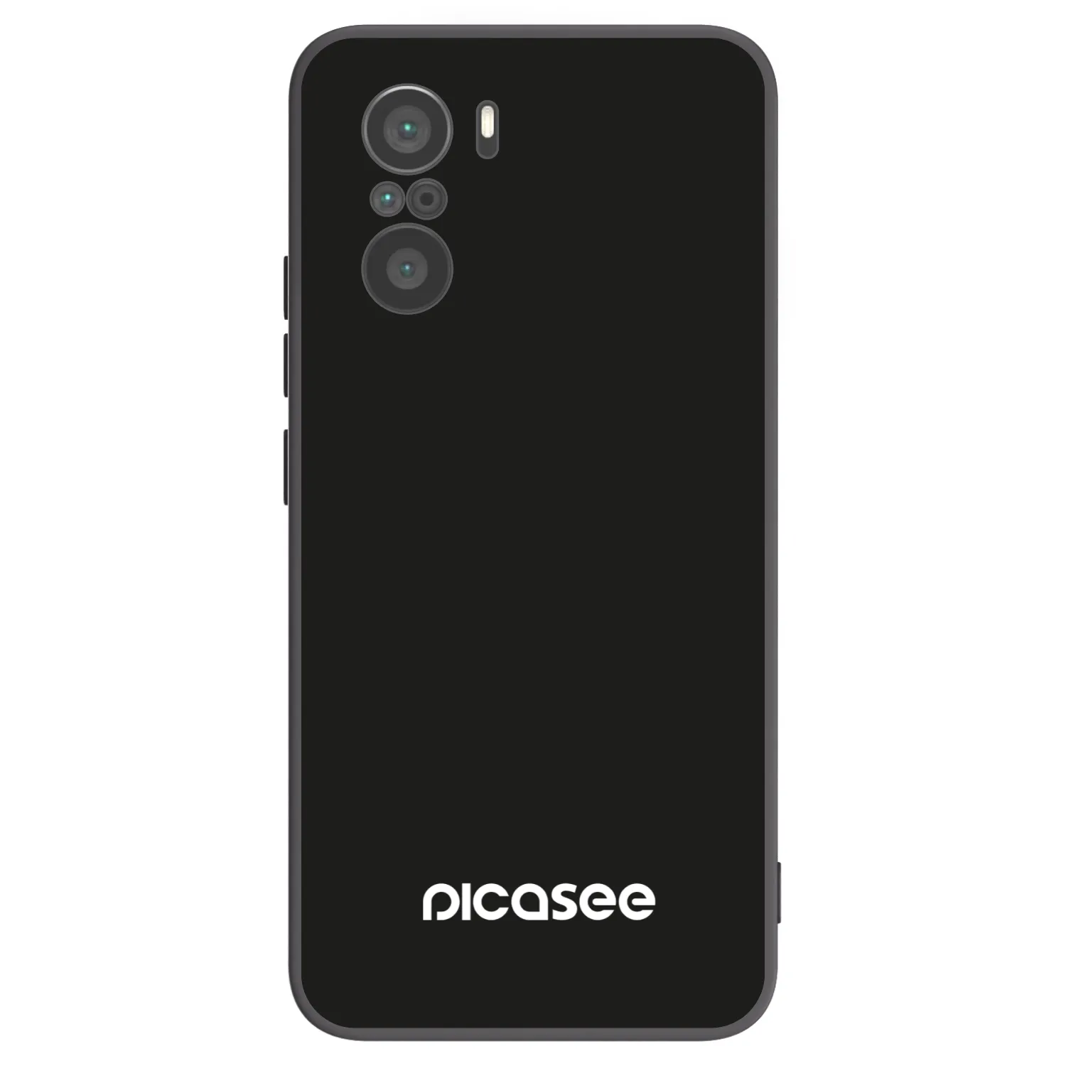 Picasee Xiaomi Poco F3 Hülle - Schwarzes Silikon - Picasee