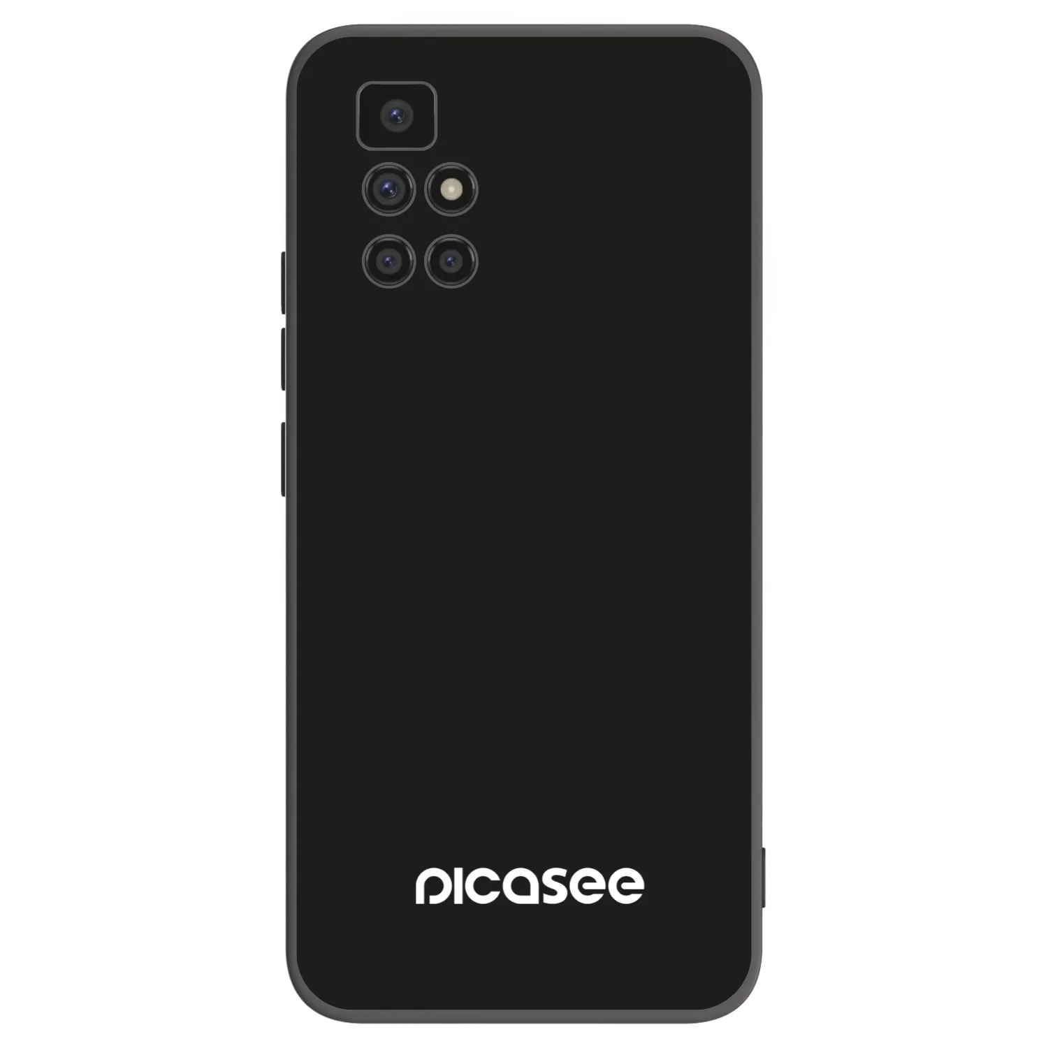 Picasee Xiaomi Redmi 10 Hülle - Schwarzes Silikon - Picasee