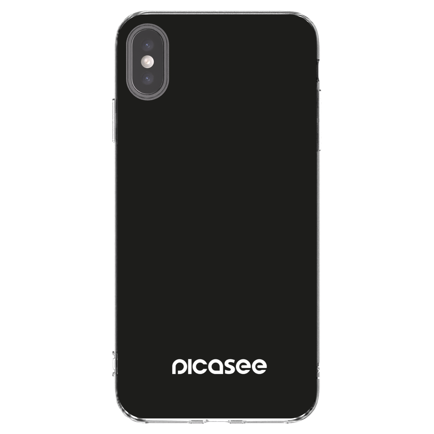 Picasee Apple iPhone XS Max Hülle - Transparentes Silikon - Picasee