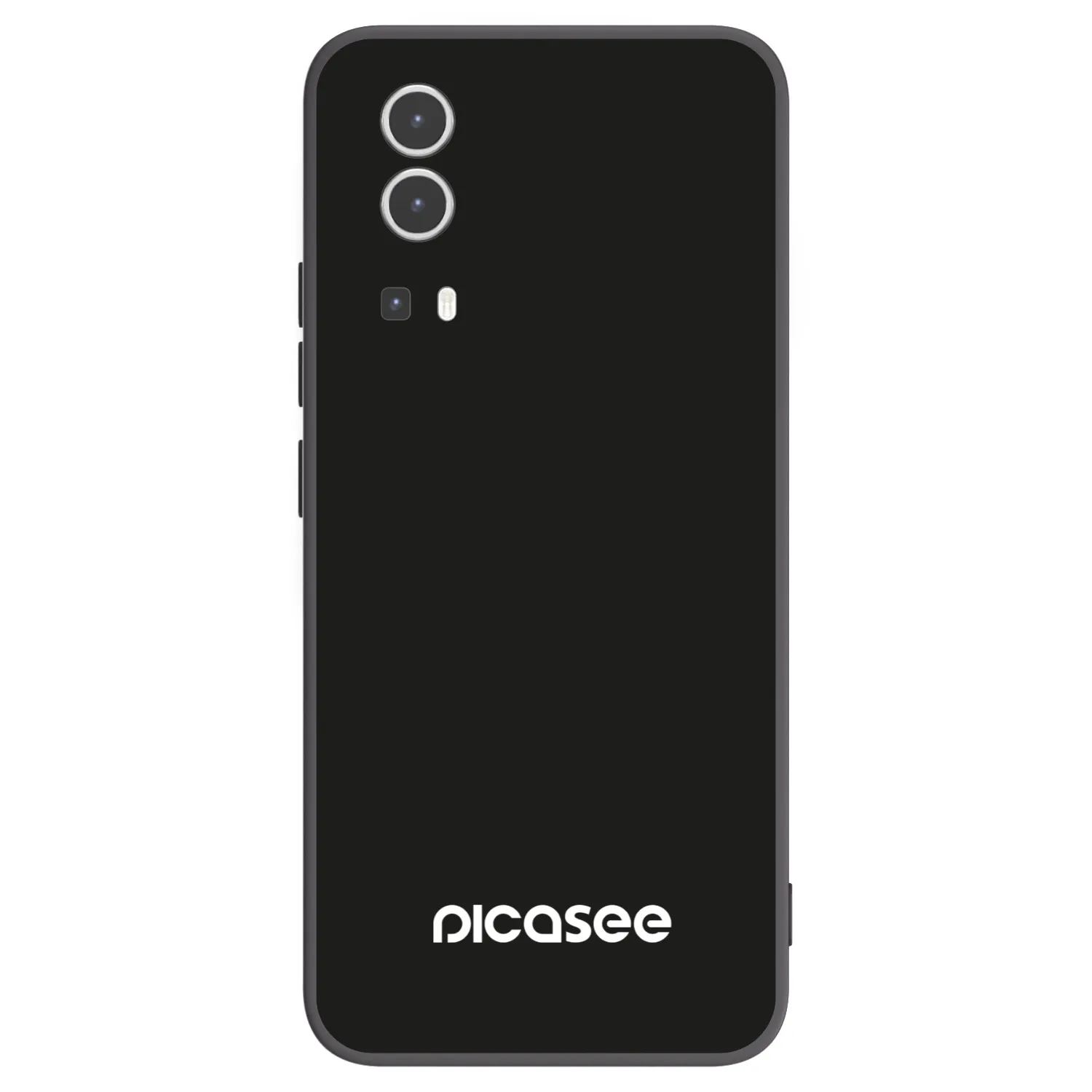 Picasee Vivo Y72 5G Hülle - Schwarzes Silikon - Picasee