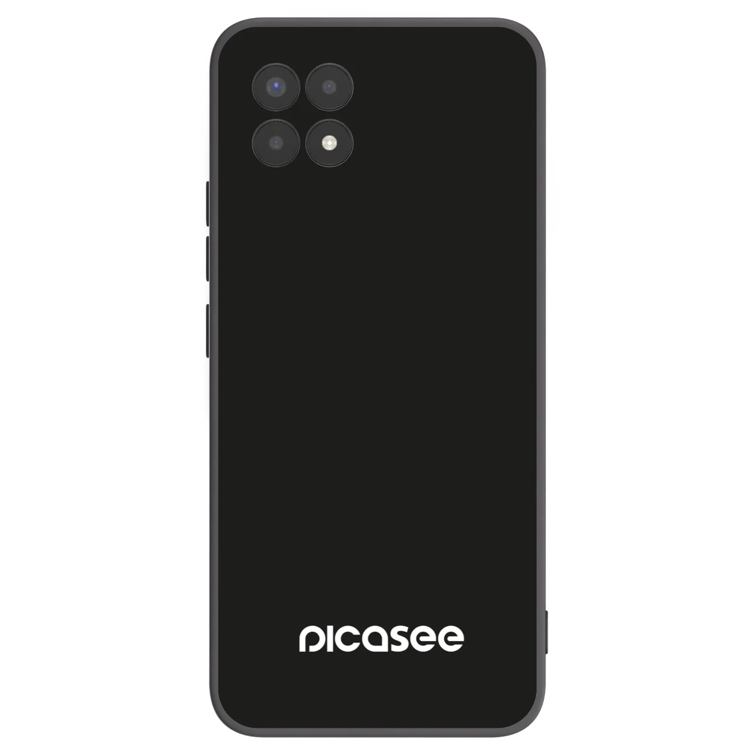 Picasee Realme 8i Hülle - Schwarzes Silikon - Picasee