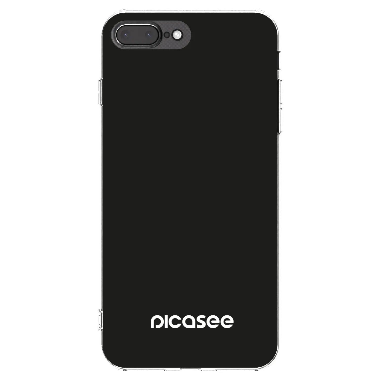 Picasee Apple iPhone 7 Plus Hülle - Transparentes Silikon - Picasee