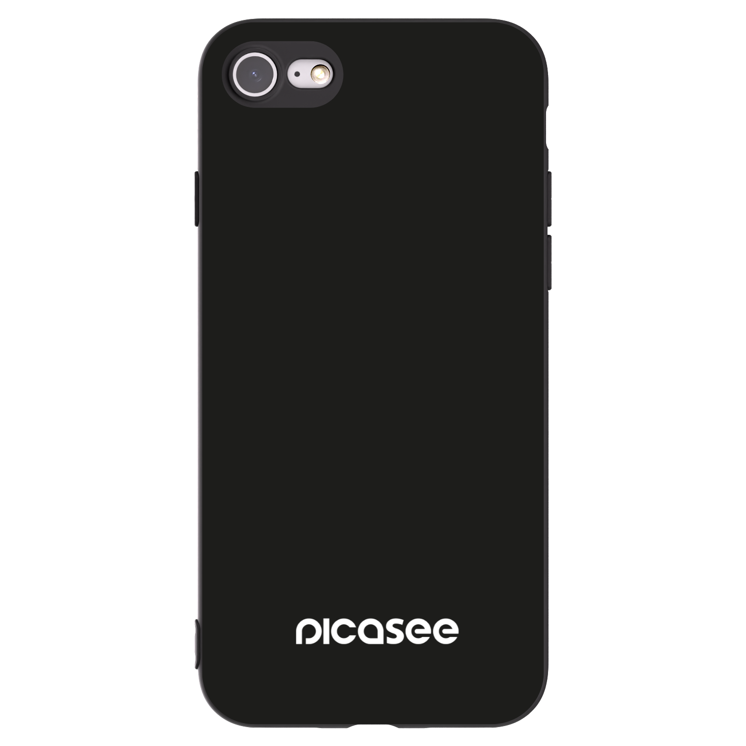 Picasee Apple iPhone SE 2022 Hülle - Schwarzes Silikon - Picasee