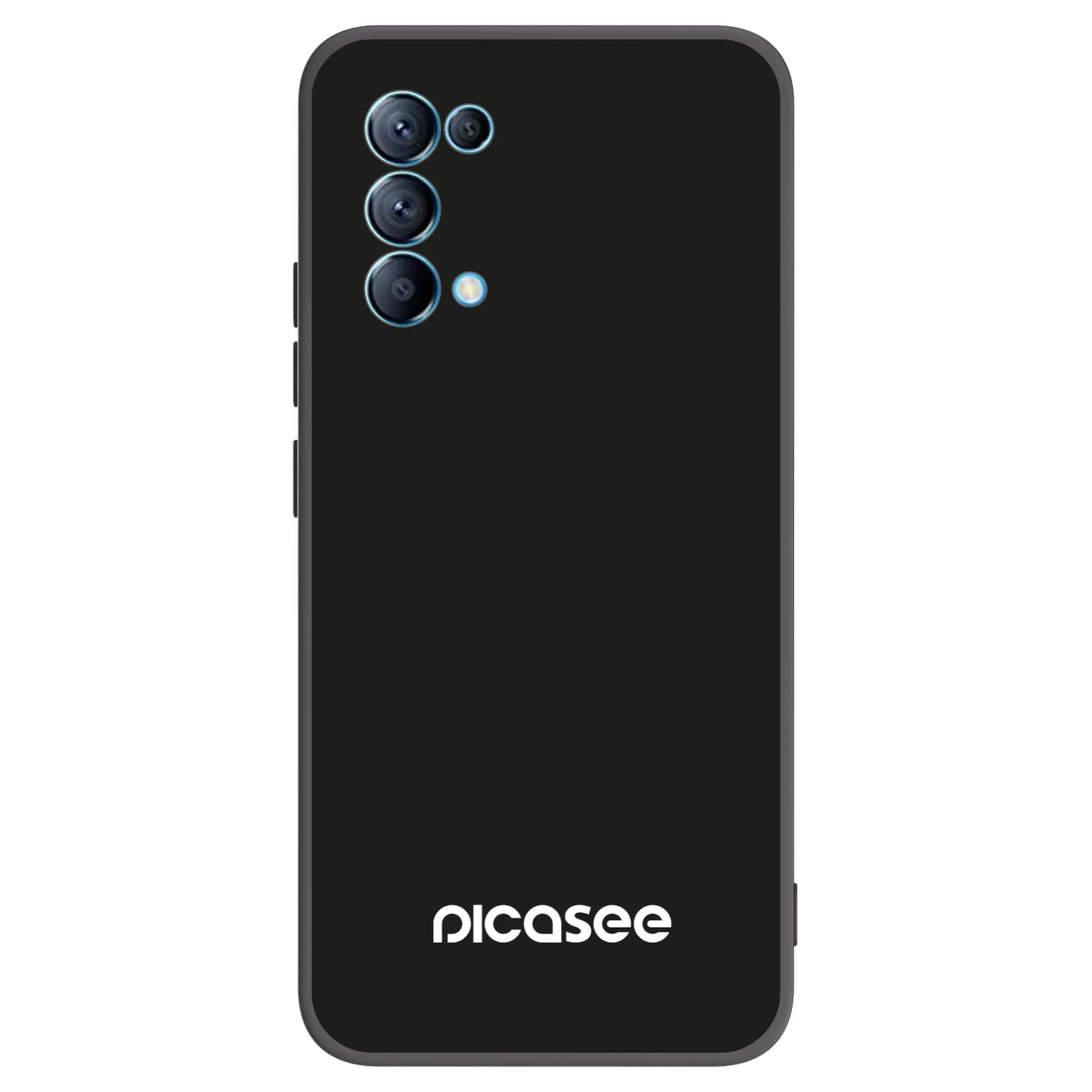 Picasee OPPO Reno 5 5G Hülle - Schwarzes Silikon - Picasee