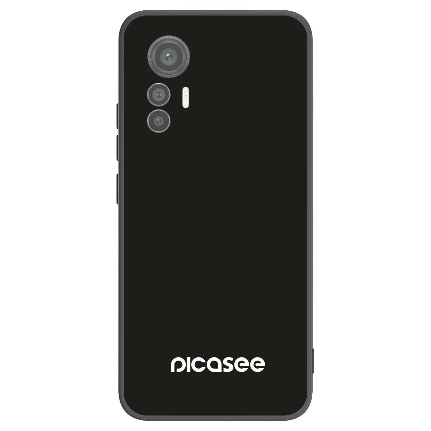 Picasee Xiaomi 12 Lite Hülle - Schwarzes Silikon - Picasee