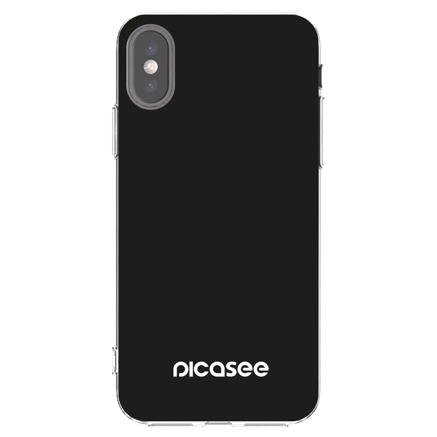 Picasee Apple iPhone X/XS Hülle - Transparentes Silikon - Picasee
