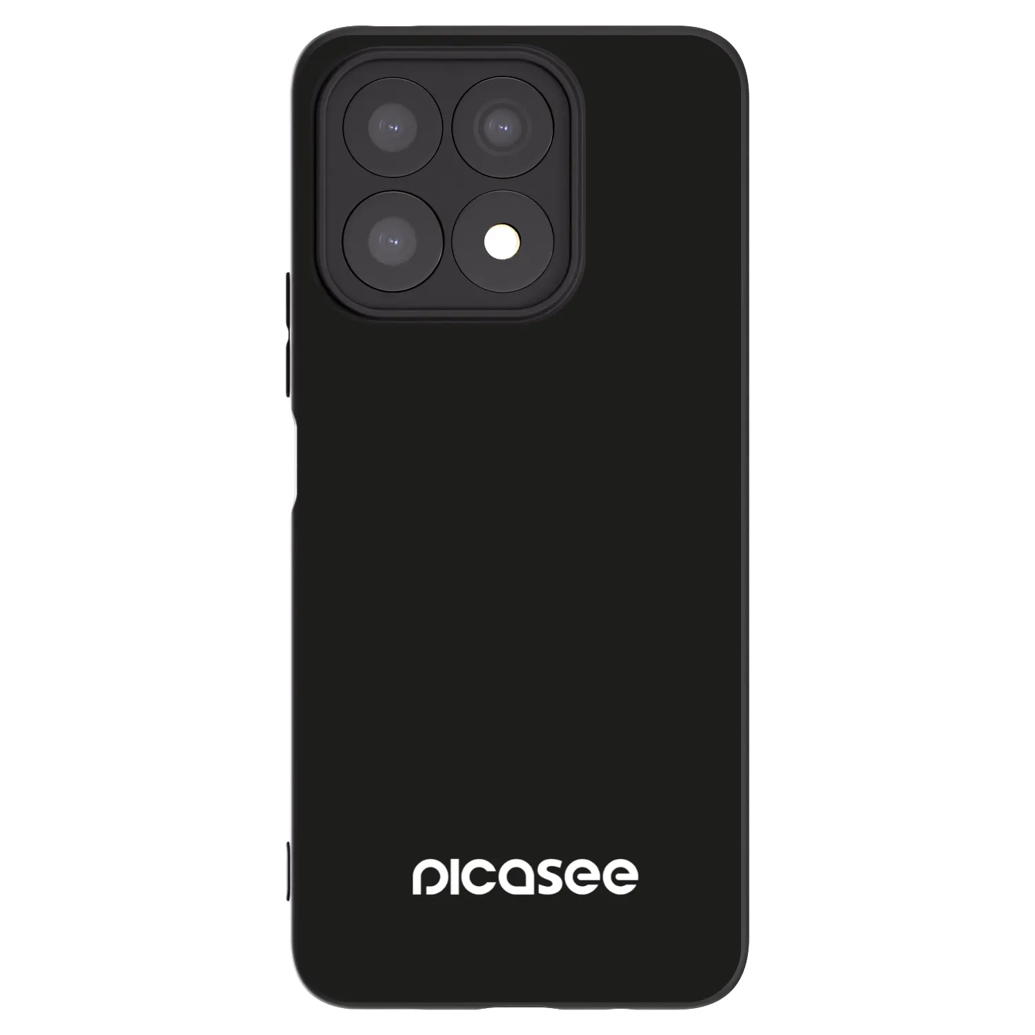 Picasee Honor X8a Hülle - Schwarzes Silikon - Picasee