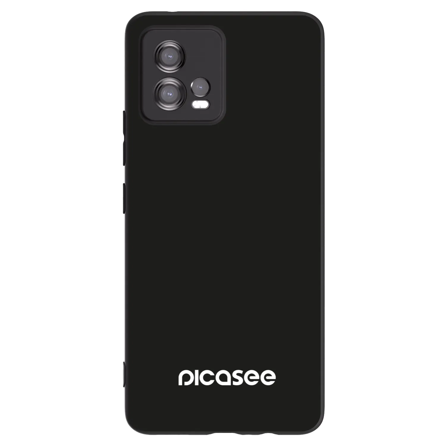 Picasee Motorola Moto G72 Hülle - Schwarzes Silikon - Picasee