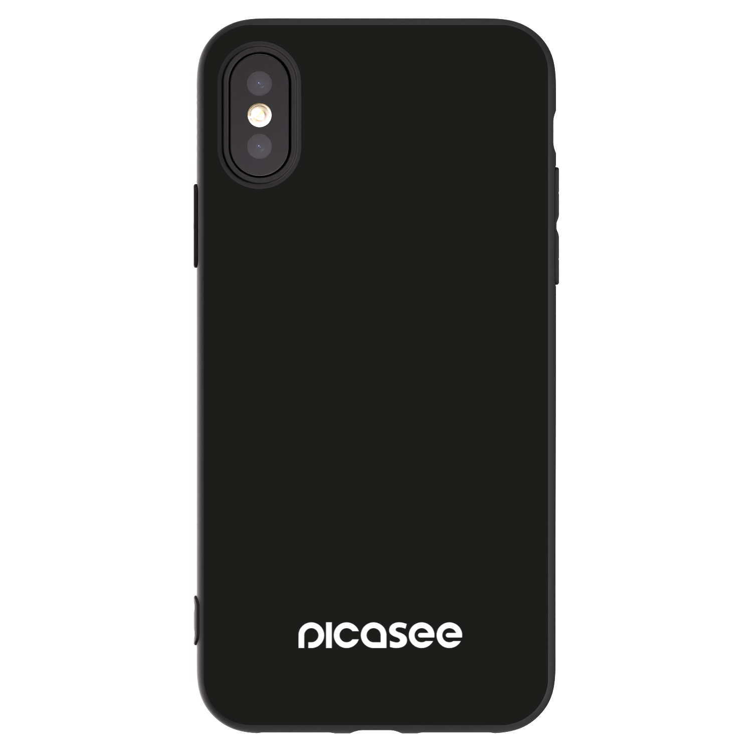 Picasee Apple iPhone X/XS Hülle - Schwarzes Silikon - Picasee