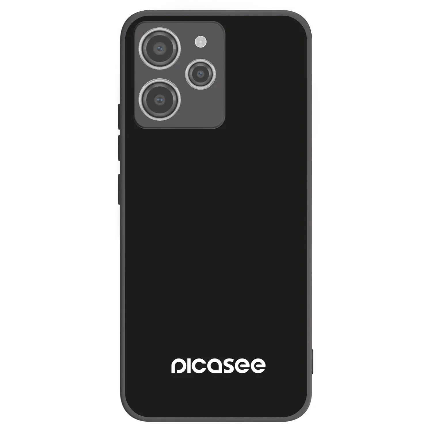 Picasee Xiaomi Redmi 12 4G Hülle - Schwarzes Silikon - Picasee
