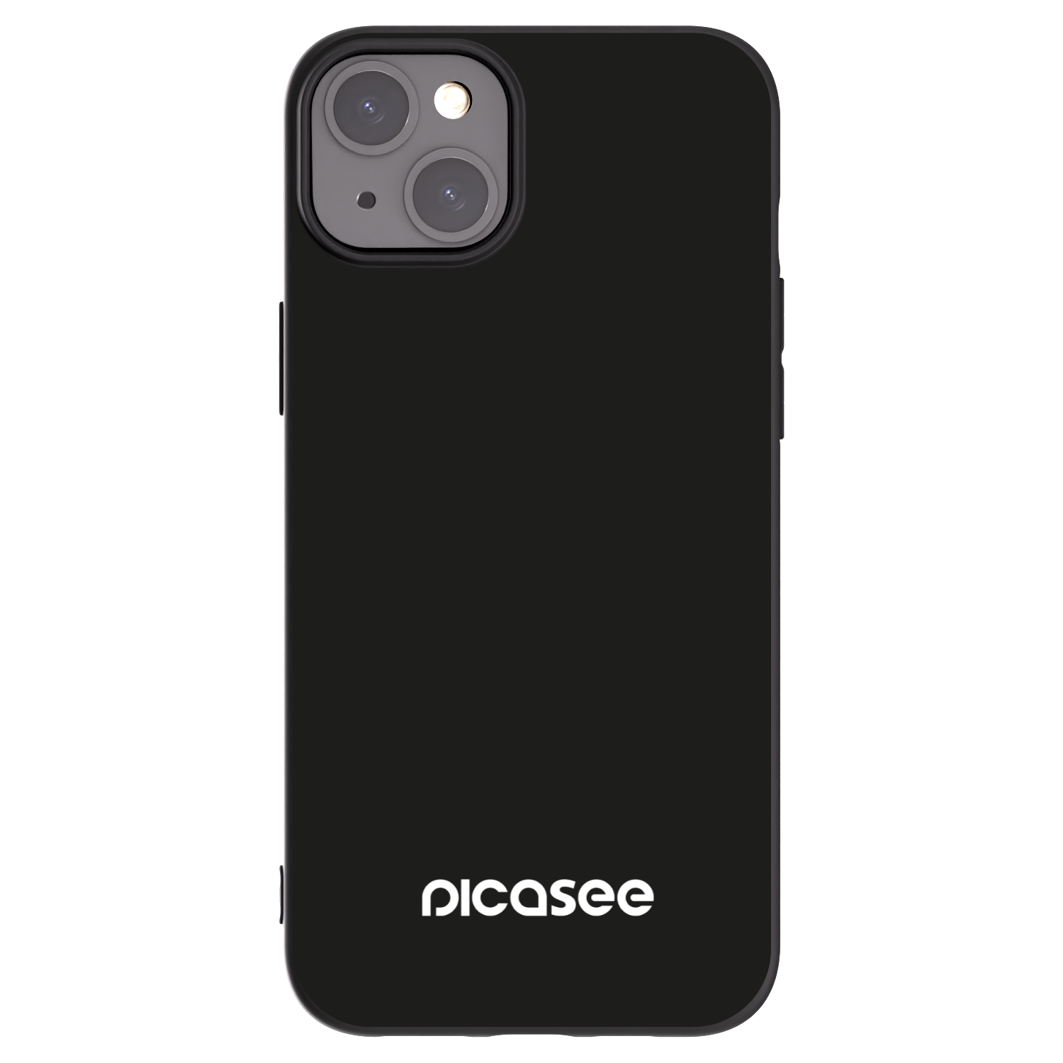 Picasee Apple iPhone 15 Plus Hülle - Schwarzes Silikon - Picasee