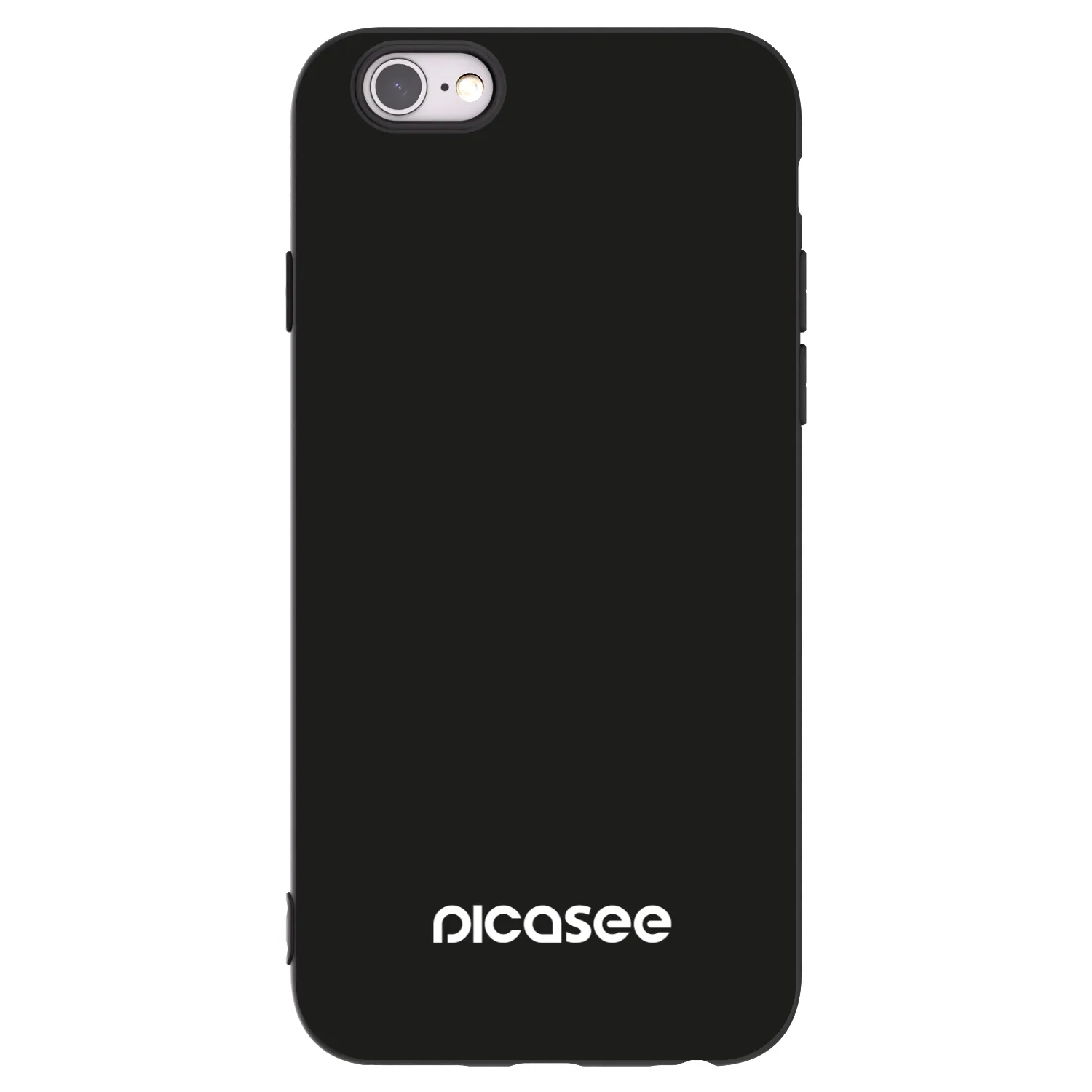 Picasee Apple iPhone 6/6S Hülle - Schwarzes Silikon - Picasee