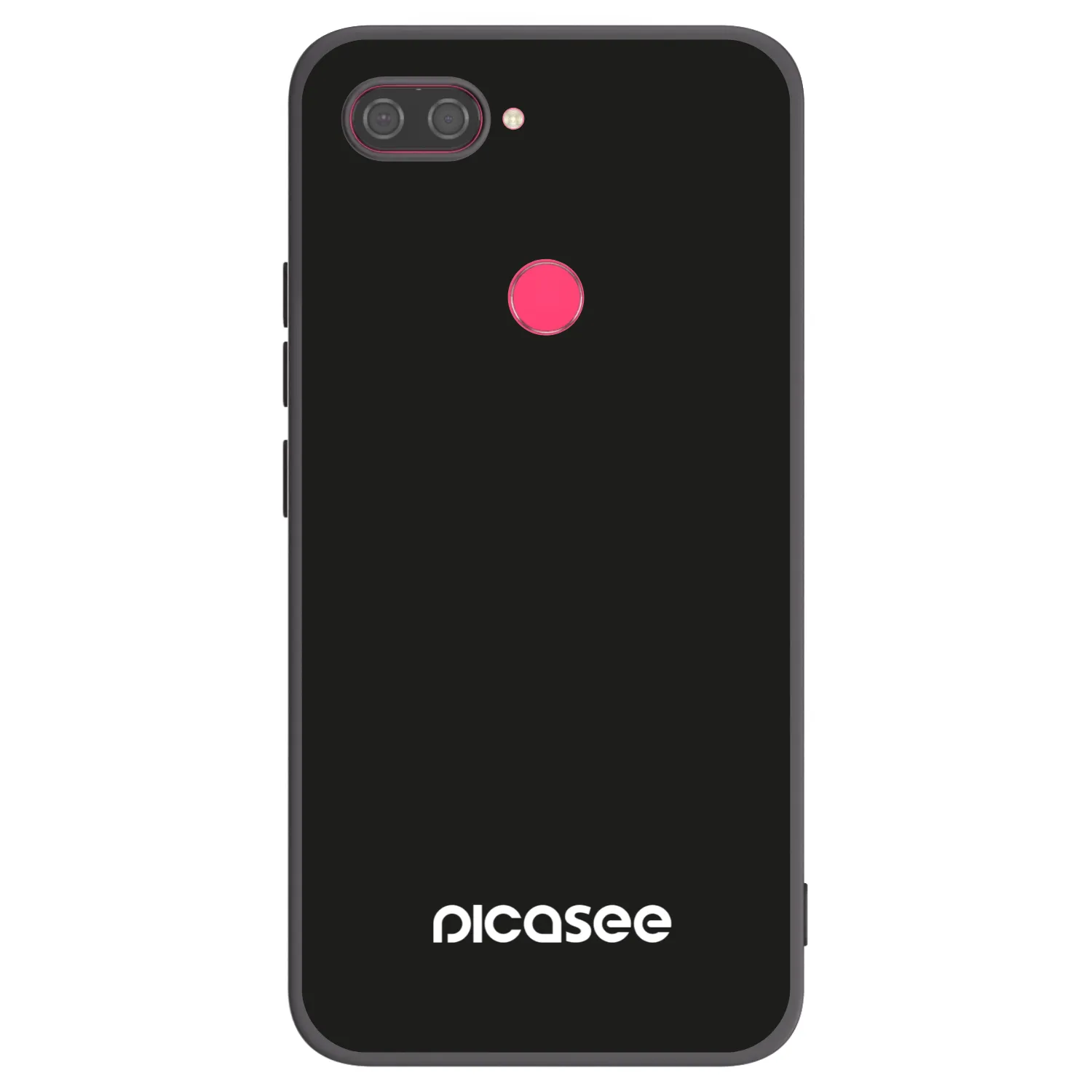 Picasee Xiaomi Mi 8 Lite Hülle - Schwarzes Silikon - Picasee