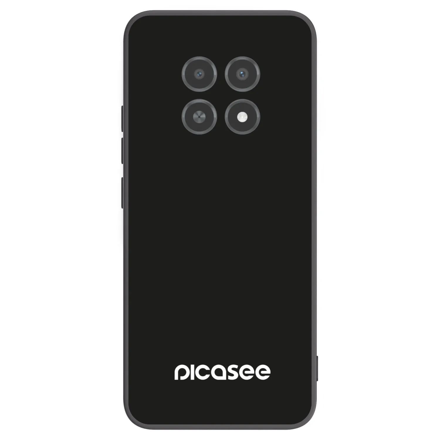 Picasee Realme 12X Hülle - Schwarzes Silikon - Picasee