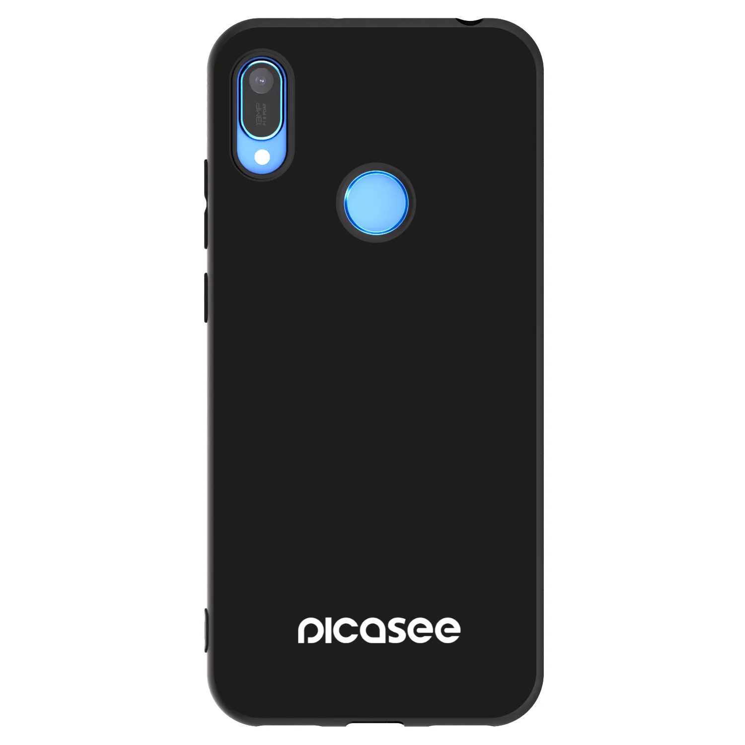 Picasee Huawei Y6 2019 Hülle - Schwarzes Silikon - Picasee