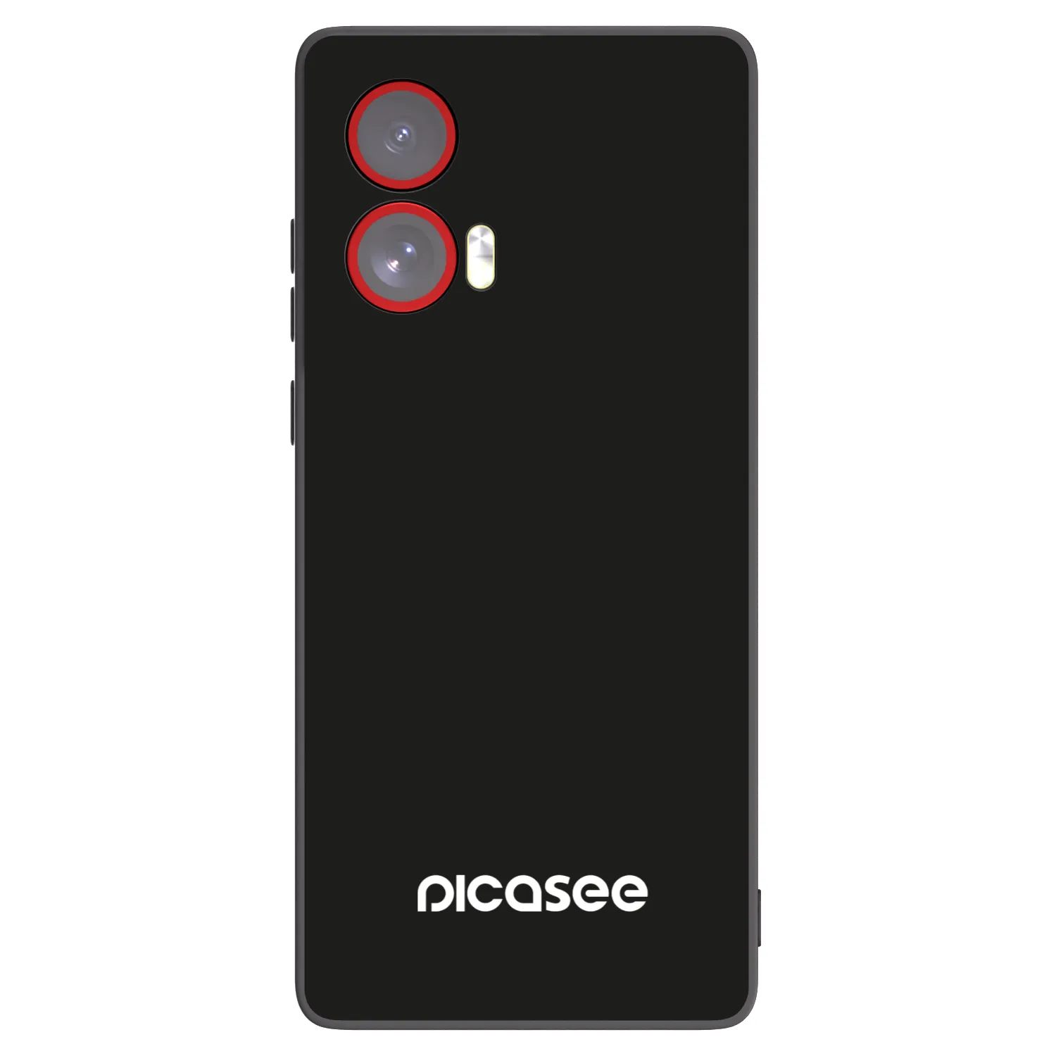 Picasee Motorola Edge 50 Fusion Hülle - Schwarzes Silikon - Picasee