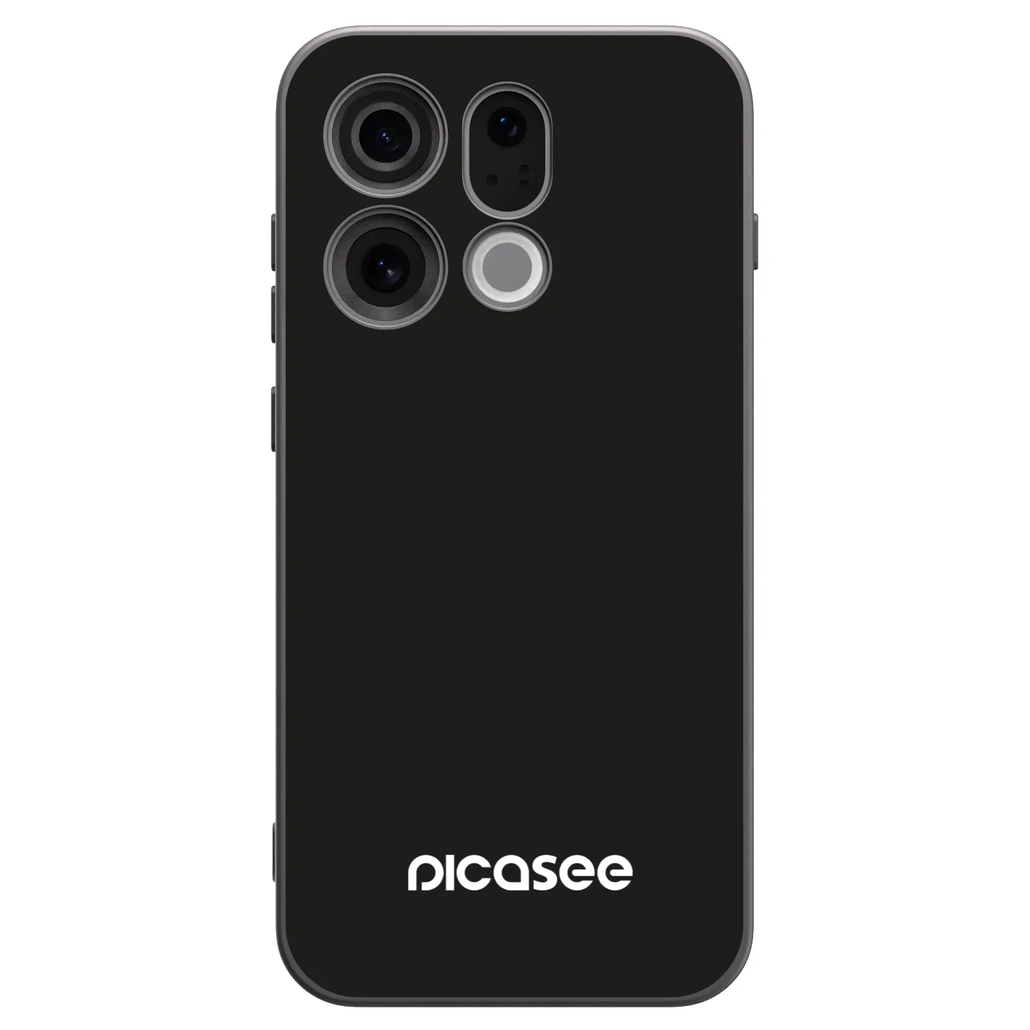 Picasee OPPO Find X9 Hülle - Schwarzes Silikon - Picasee