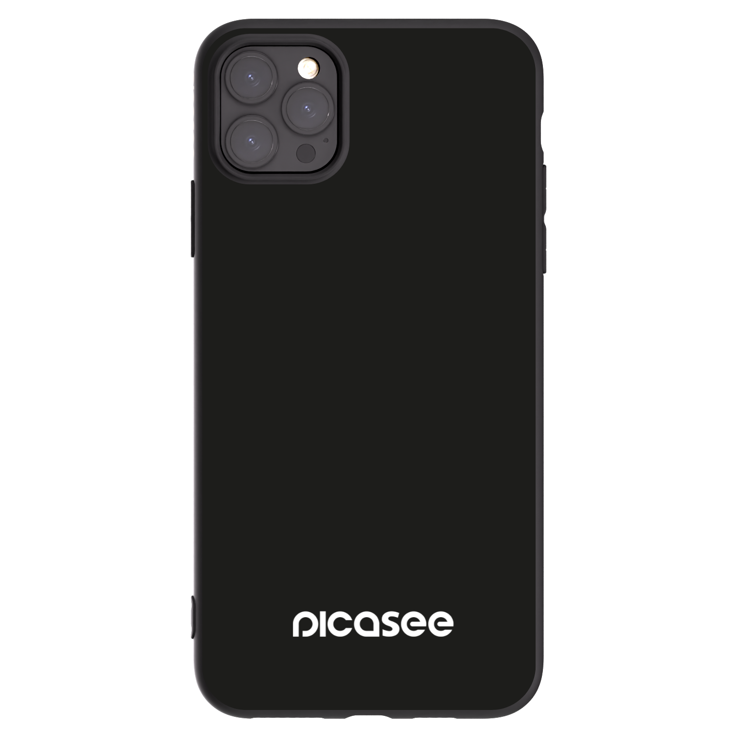 Picasee Apple iPhone 11 Pro Max Hülle - Schwarzes Silikon - Picasee