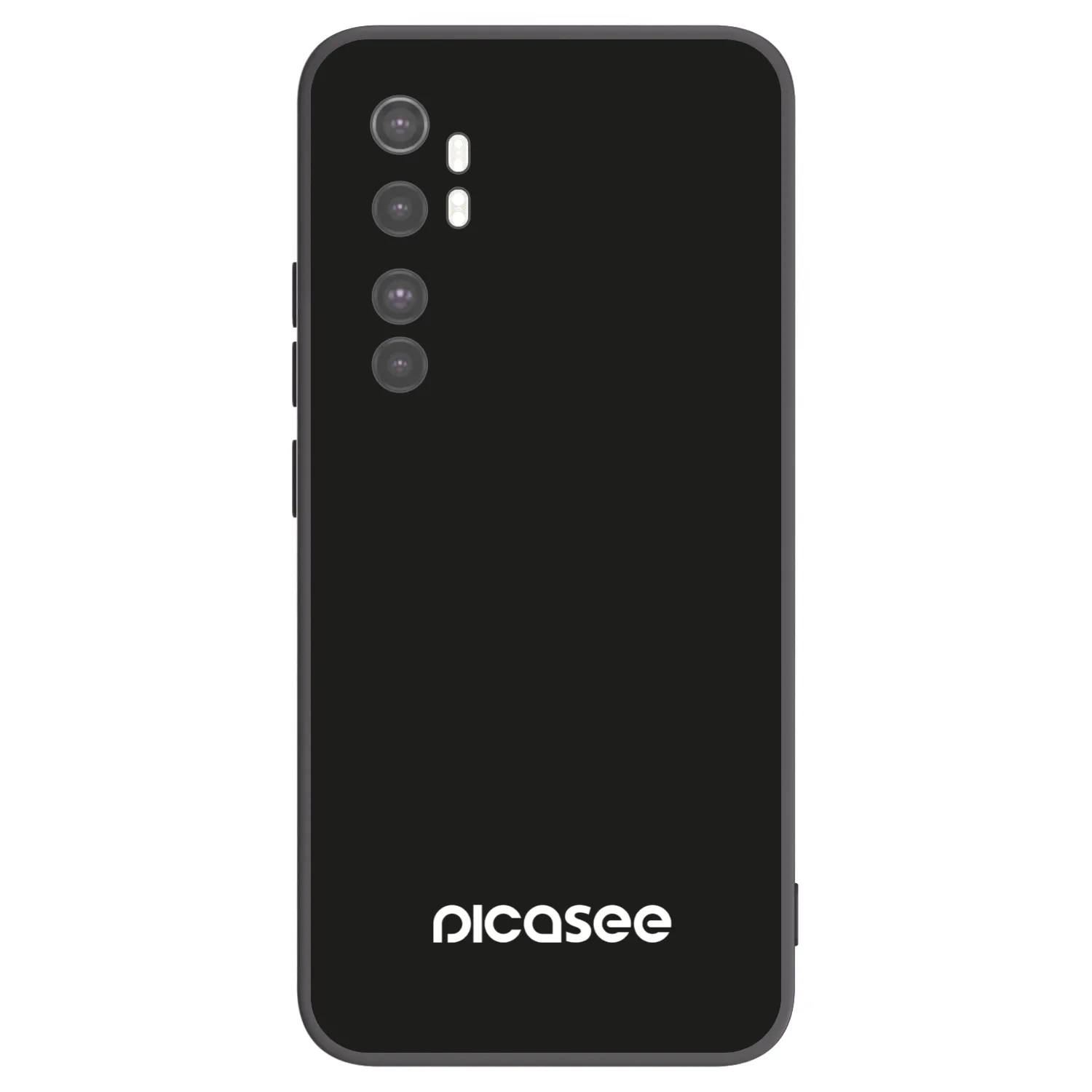 Picasee Xiaomi Mi Note 10 Lite Hülle - Schwarzes Silikon - Picasee