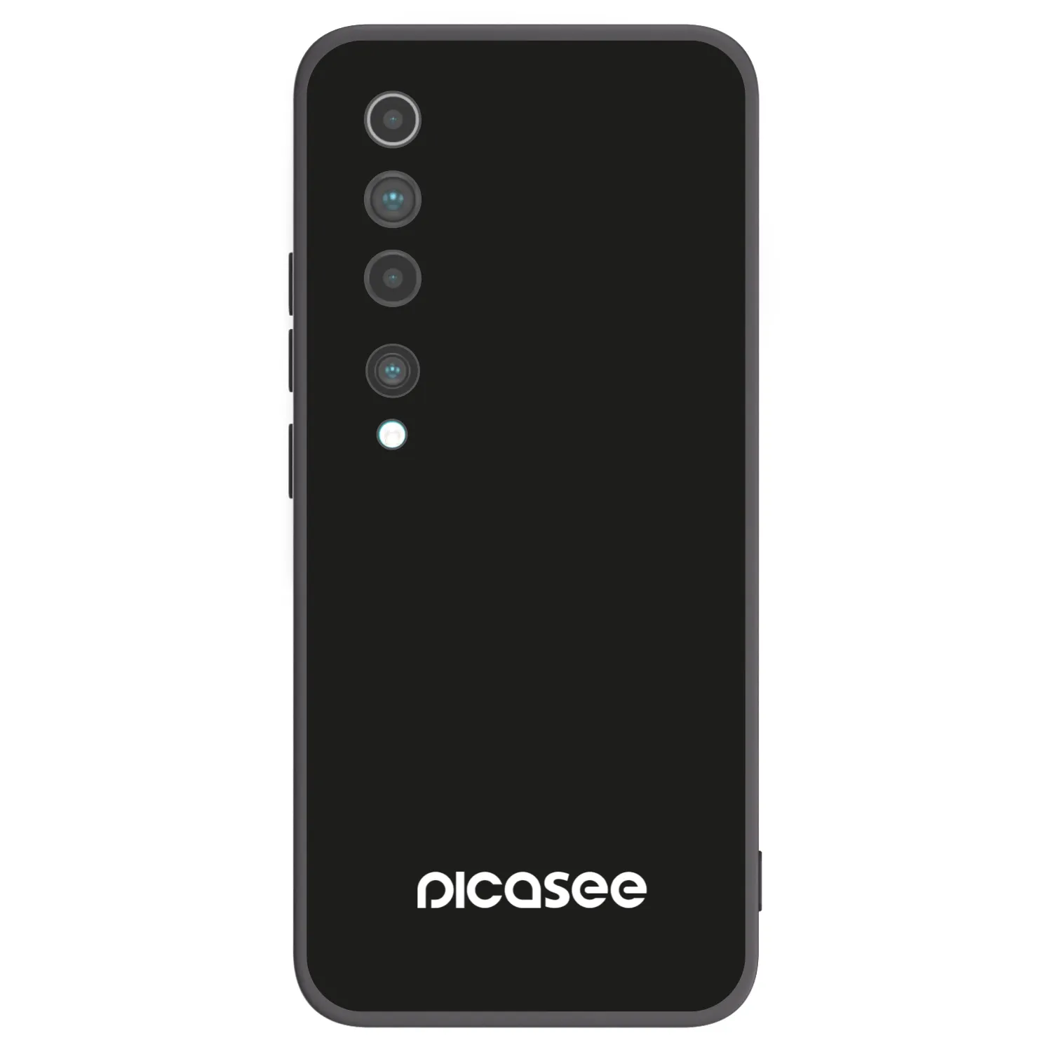 Picasee Xiaomi Mi 10 Hülle - Schwarzes Silikon - Picasee